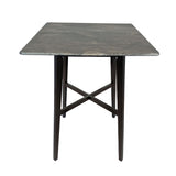 Modern Bar Height Dining Table, Rubberwood Legs And Laminate Table Top