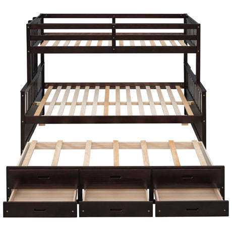 Bunk Bed With Twin Size Trundle And Drawers