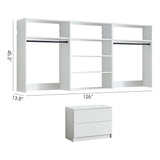 Devi - Wall Mounted Closet System With Modular Units