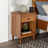 Classic 1 Drawer Nightstand With Cubby