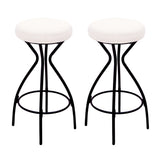 Modern Backless Bar Stools For Kitchen Island (Set of 2)
