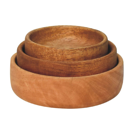 Fruit Bowl (Set of 3) - Light Brown