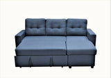 Convertible L Shaped Sectional Sleeper Sofa Bed, Saving Pull Out Couch