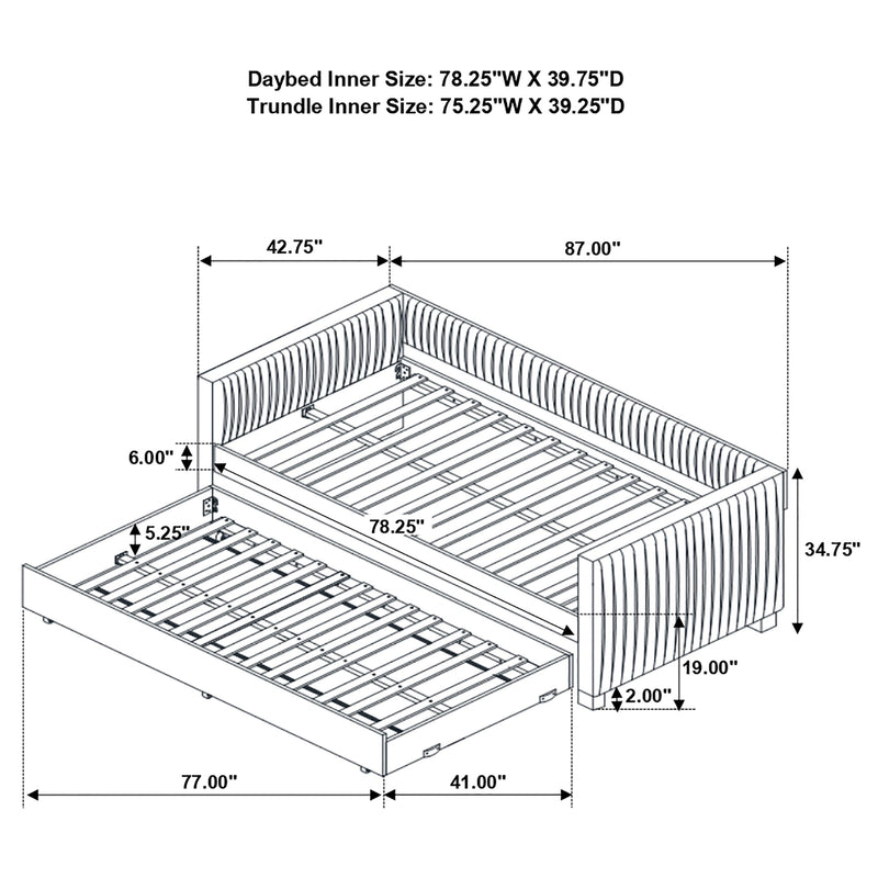 Brodie Daybed with Trundle
