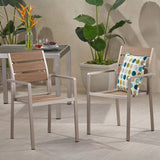 Dreamlan - Outdoor Aluminum Dining Chair (Set of 2)