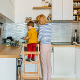 Solid Wood Learning Tower - Wood