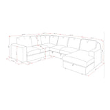 Melody - Sectional Sofa With Cushioning