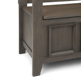 Amherst - Handcrafted Entryway Storage Bench