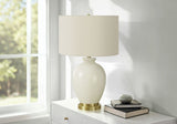 Transitional Lighting, Table Lamp - Cream