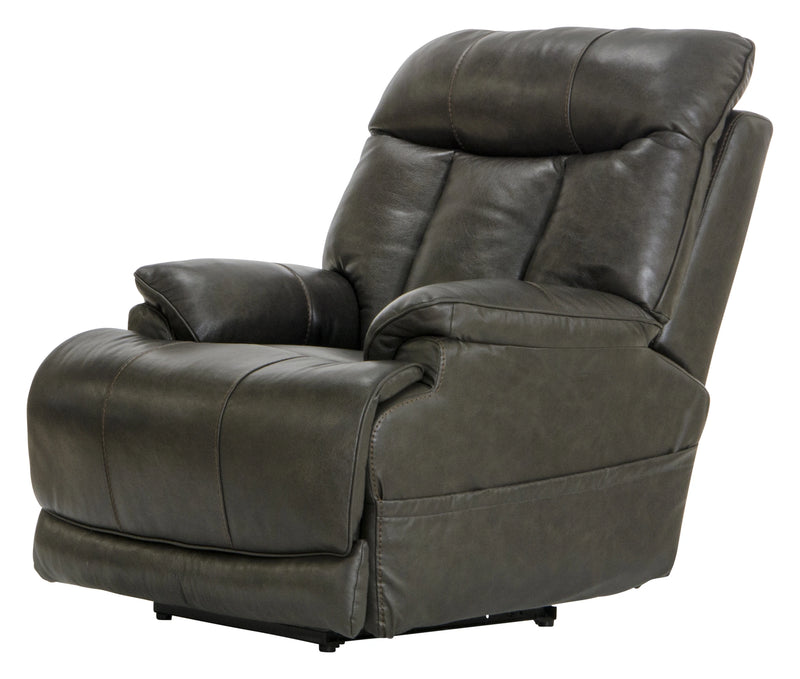 Naples Pwr Headrest w/Lumbar Pwr Lay Flat Recliner w/Ext Ottoman
