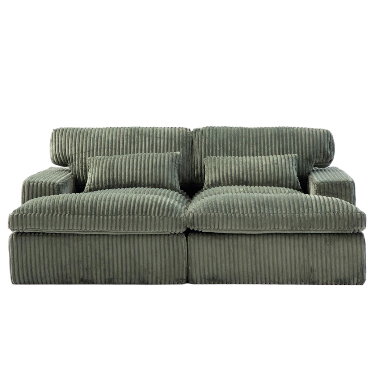 Double Chaise Lounge Chair, Oversized Upholstered Sleeper Cloud Couch
