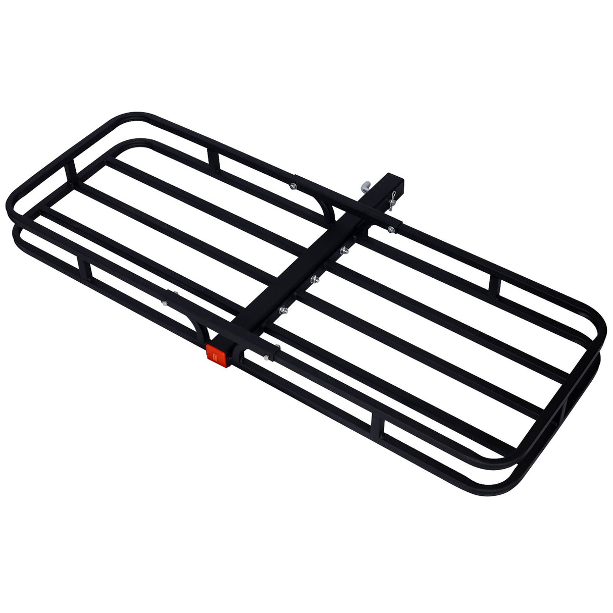 Heavy Duty Steel Hitch Mount Cargo Carrier Rack For SUV, Truck, Car With 2" Receiver - Black