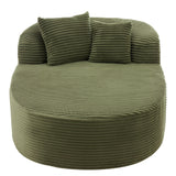 Modern Chaise Lounge Sofa Boneless Couch With Supportive Pillows