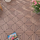 Durable Plastic Interlocking Deck Tiles, Waterproof Outdoor And Indoor Use