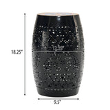 Ruby - Boho Mosaic Side Table With Ceramic Tile Top