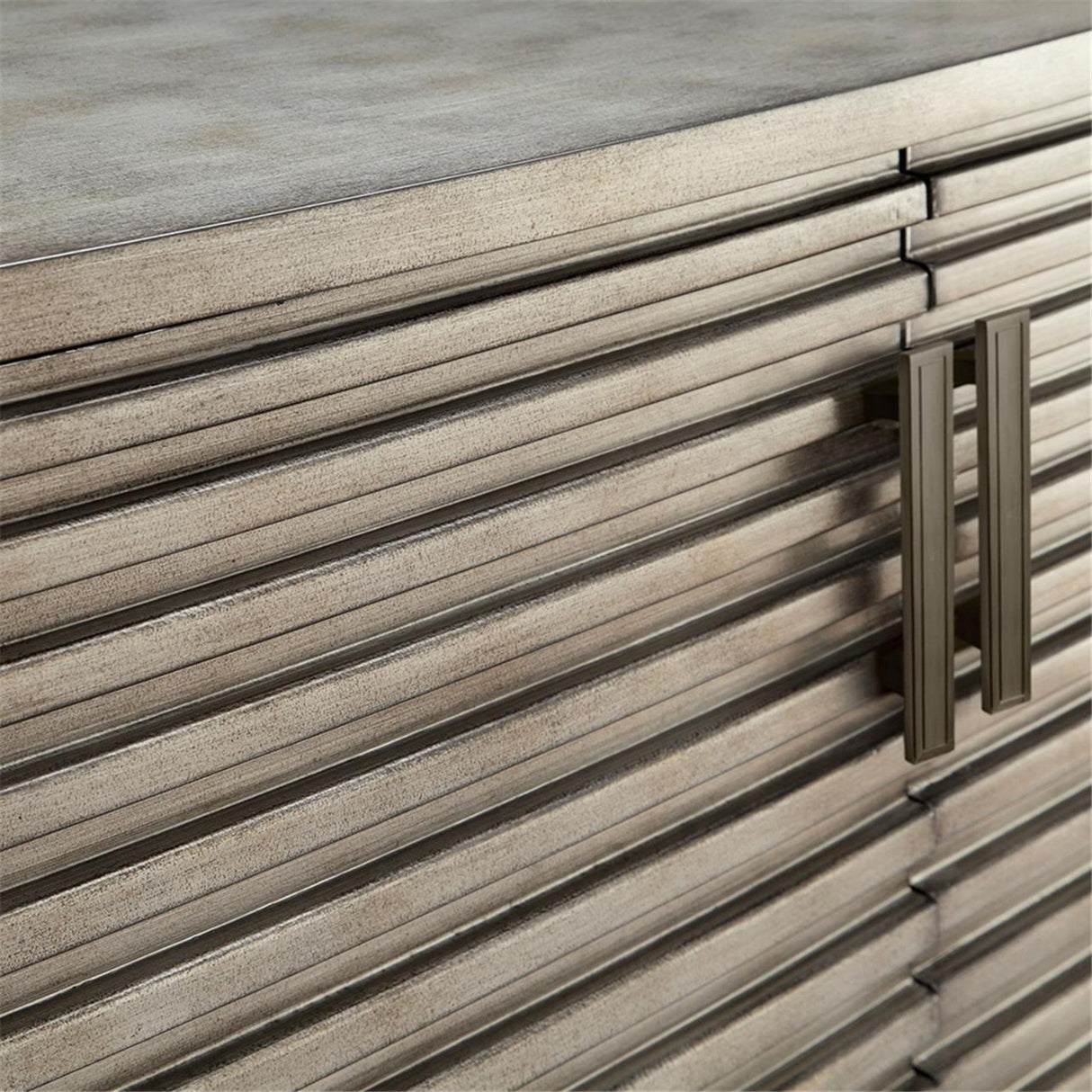 Fancy Design Chest With Ample Storage - Gray