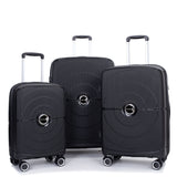 Expandable Hardshell Suitcase Double Spinner Wheels Luggage Sets