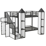 Castle Shaped Bunk Bed With Wardrobe And Storage