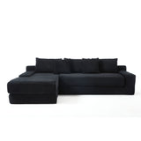Modern L - Shaped Sectional Couch With Memory Foam