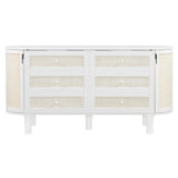 Murphy Bed With Hidden Storage & Modern Woven Design