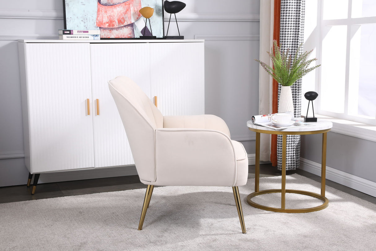 Modern Mid-Century Chair Tufted Sherpa Armchair For Living Room Bedroom Office