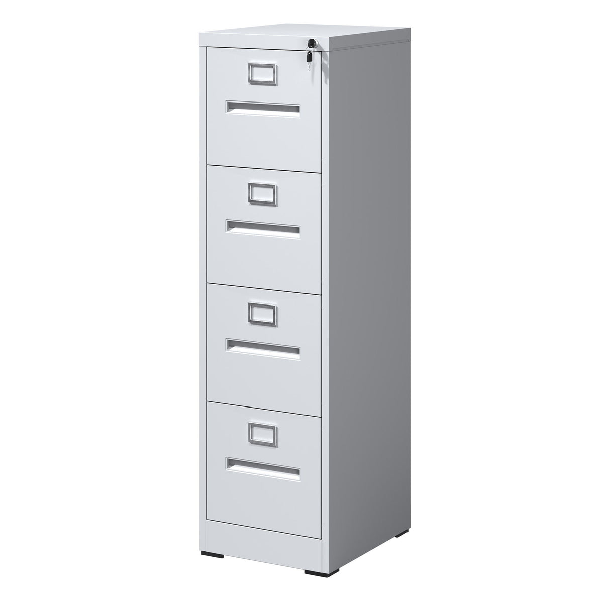 Premium Drawer File Cabinet With Lock, Metal Vertical Design, A4 Legal / Letter Size