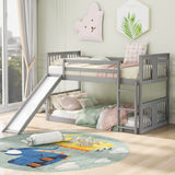 Bunk Bed With Convertible Ladder And Slide