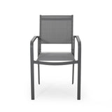 Waterfal - Outdoor Aluminum Dining Chair With Mesh Seat (Set of 2)