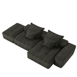 Modern Oversized Diy Combination Modular Sectional Sofa With Pillows