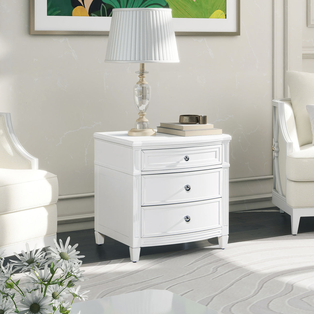 Dauphin - 3 Drawer Accent End Table
