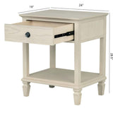 Victoria - Bedside Table With Drawer And Shelf