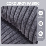 L - Shape Modern Minimalist Modular Sectional Sofa, Upholstered Cloud Couch With Deep Seats