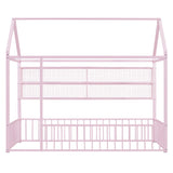 House Frame With Fence And Shelves