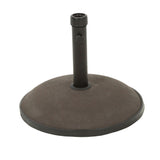 Holder Round Umbrella Base 33 Lbs Concrete - Brown