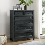 6 Drawer Chest With Knobs And Smooth Slides