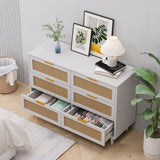 6 Drawer Storage Modern Cabinet For Bedroom