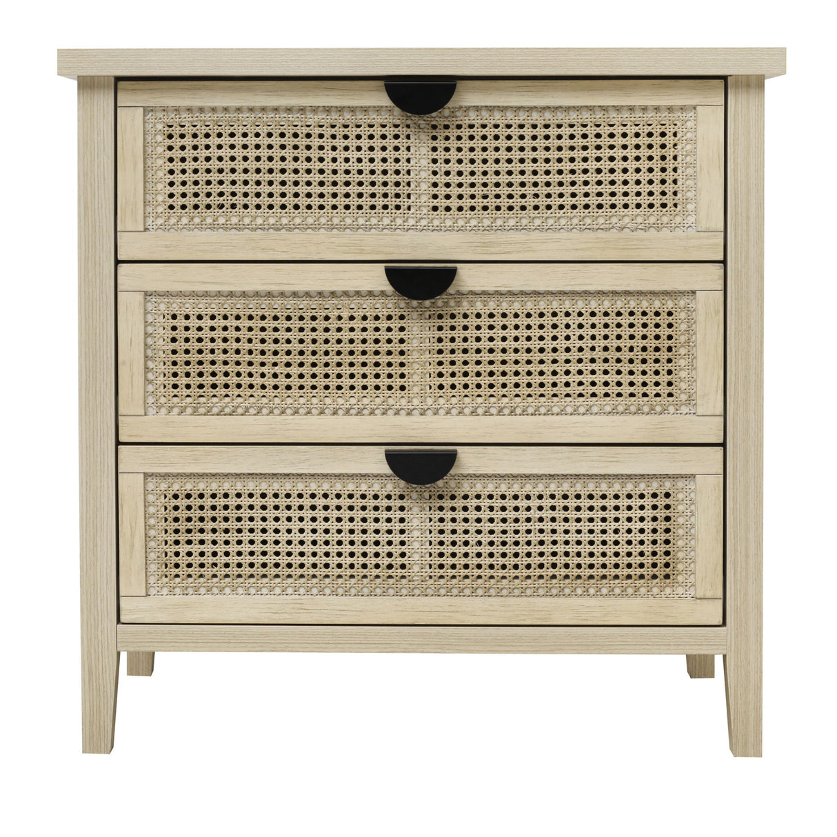 3 Drawer Cabinet, Suitable For Bedroom - Natural