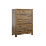 5 Drawer Chest With - Brown