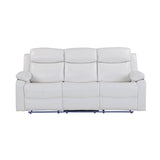 Blanche - Reclining Set With LED Lights, Speaker