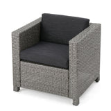 Stylish Outdoor Club Chair With Weather Resistant Cushions