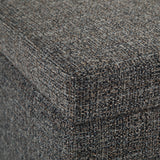 Avalon - Storage Ottoman Bench - Dark Gray