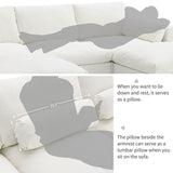 Modular Sectional With Storage Pockets, 5 Seat U Shaped Couch Set With Pillows, Free Combination Modern Cloud Sofa With 2 Movable Ottoman