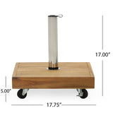 Ralph - Square Umbrella Base - Teak
