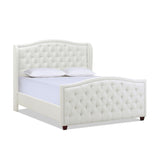 Marcella - Upholstered Shelter Headboard Bed Set
