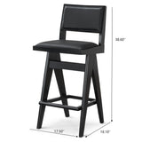 Keira - Bar Stool (Set of 2) - Black