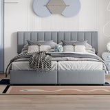 Upholstered Platform Bed With A Hydraulic Storage System