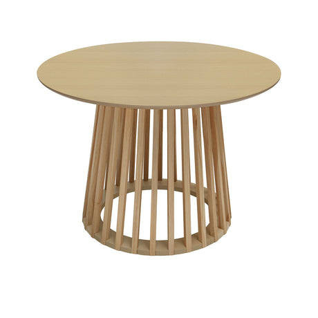 Modern Round Coffee Table With Grille Moldin