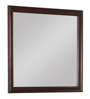 Crown Mark Furniture Louis Philip Dresser Mirror in Dark Cherry image