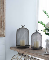 Ophira Sparrow Candle Holders (Set of 2) - Antique Gray