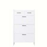 3 Doors Shoe Cabinet With 2 Drawers